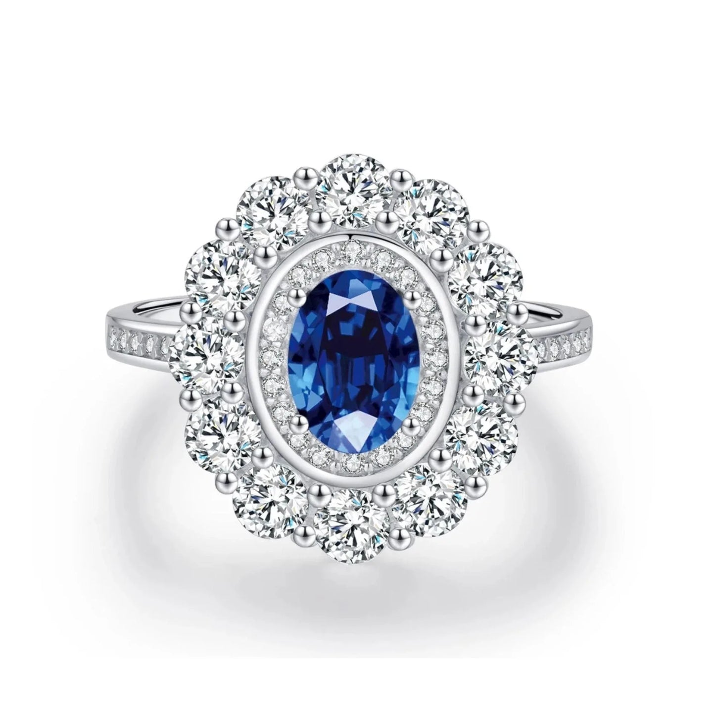 Starlight Grace – Ovaler Zirkonia-Cocktailring - Alyrah Jewellery