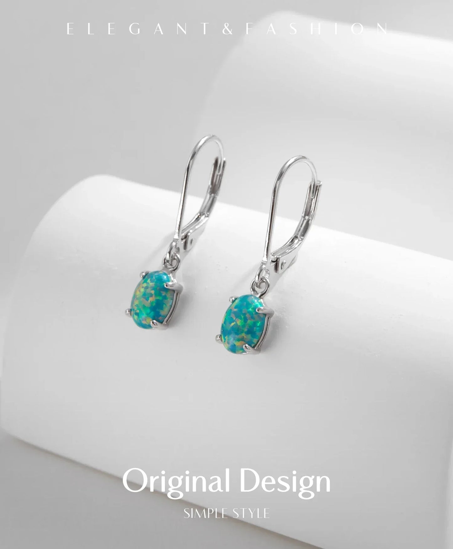 Emerald Drop – Damen-Ohrhänger - Alyrah Jewellery