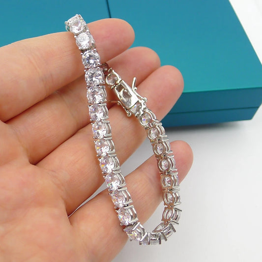 Urban Ice Tennis – Moissanit Tennisarmband