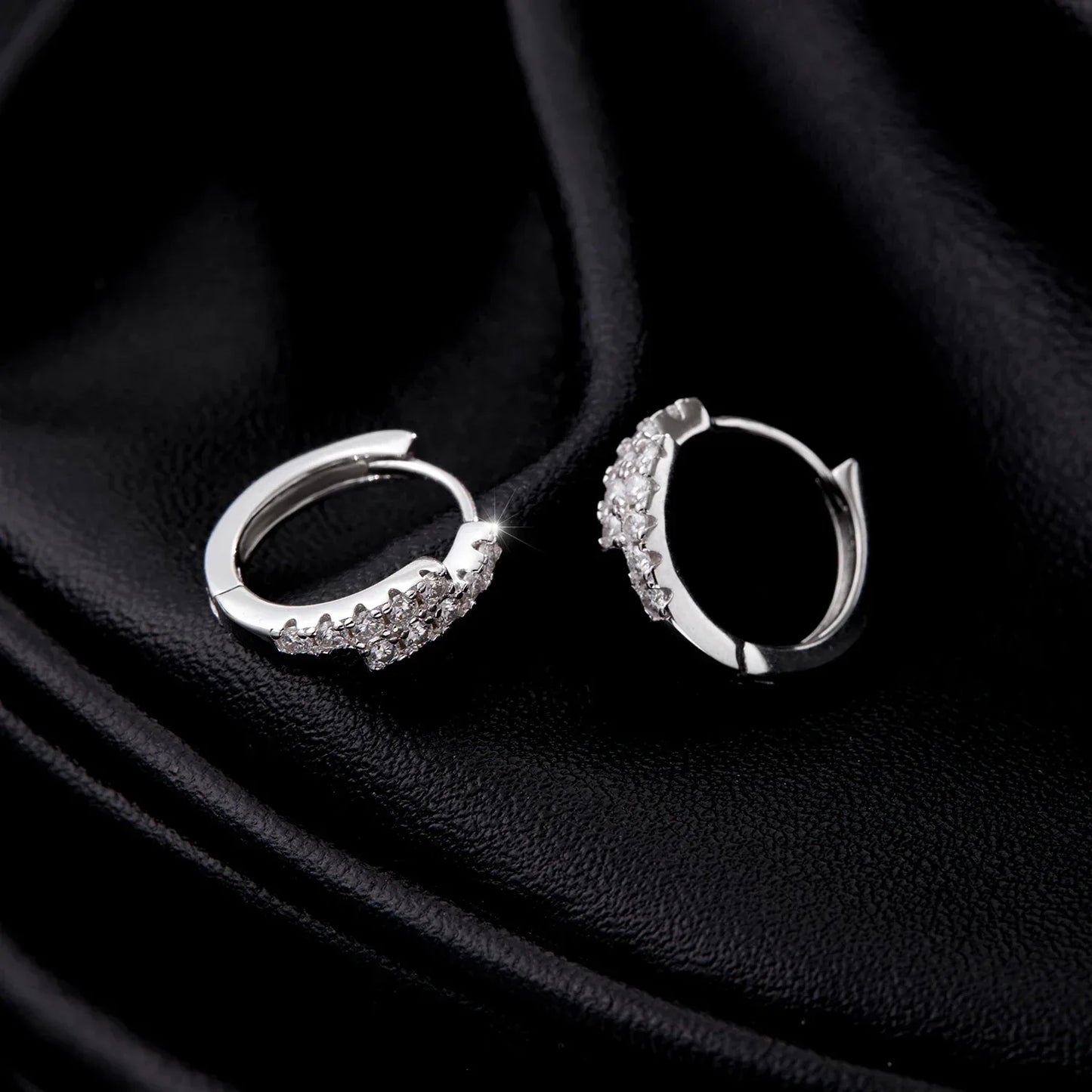 Double Brilliance – Damen-Creolen - Alyrah Jewellery