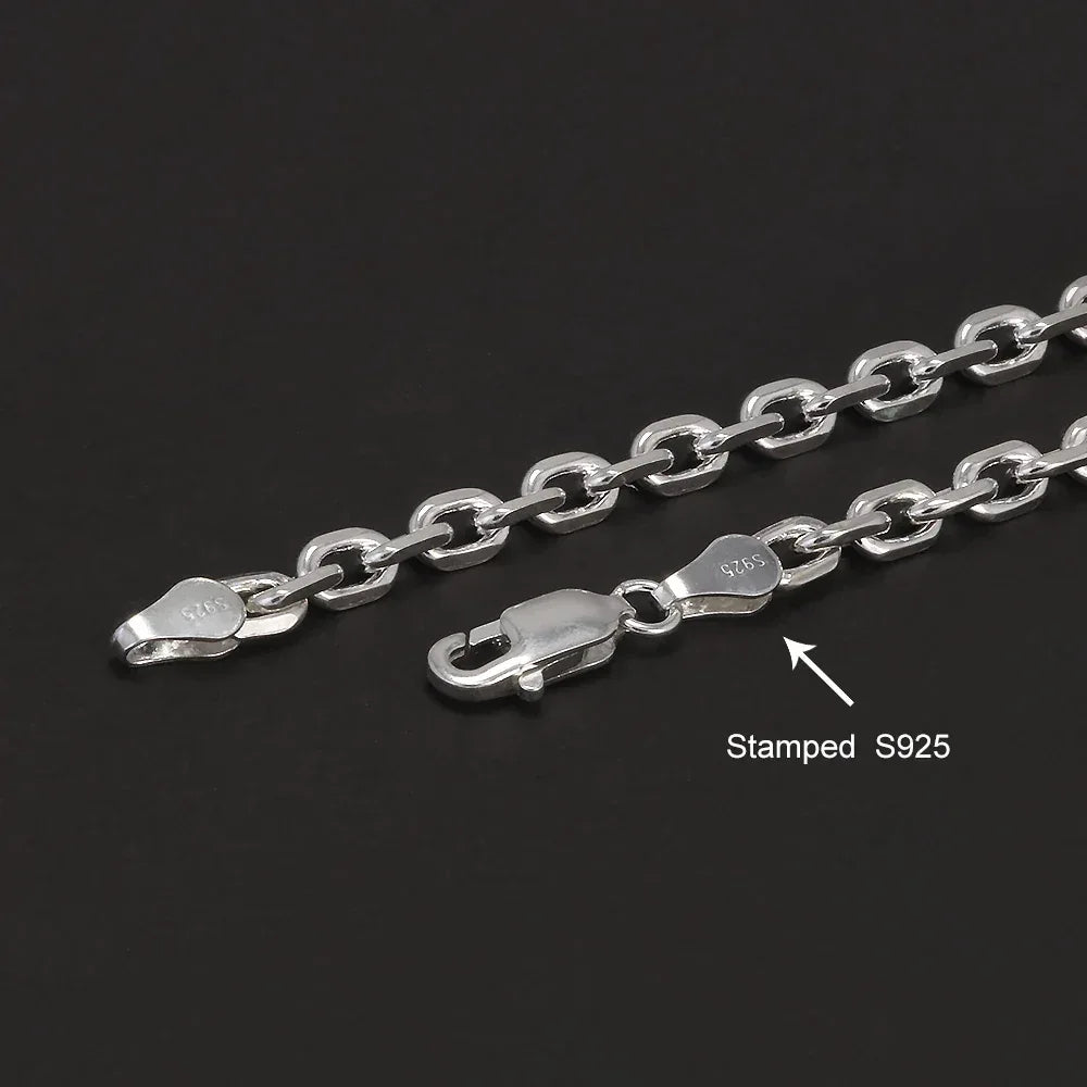 Urban Paperclip Flow – Diamond-Cut Chain Armband - Alyrah Jewellery