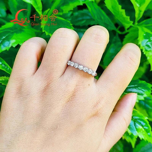 Twinkle Promise – Damen-Halbe-Ewigkeitsring - Alyrah Jewellery