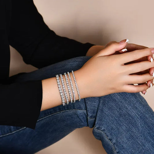 Serenity Ice – Moissanite Tennis Armband - Alyrah Jewellery