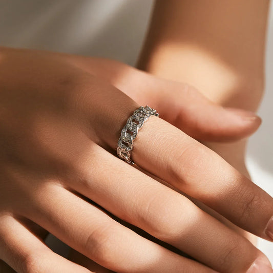 Sparkle Lock – Zirkon Eternity Ring - Alyrah Jewellery