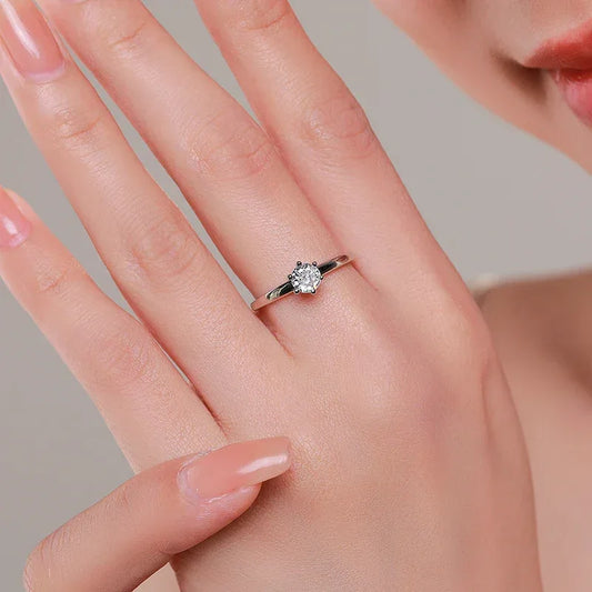 Shimmer Round – Zeitlose Hochzeitsring - Alyrah Jewellery