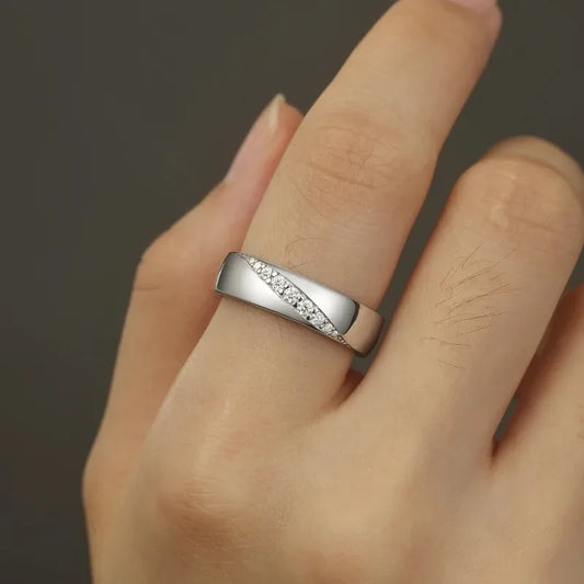 Urban Edge – Moissanit Herrenring - Alyrah Jewellery