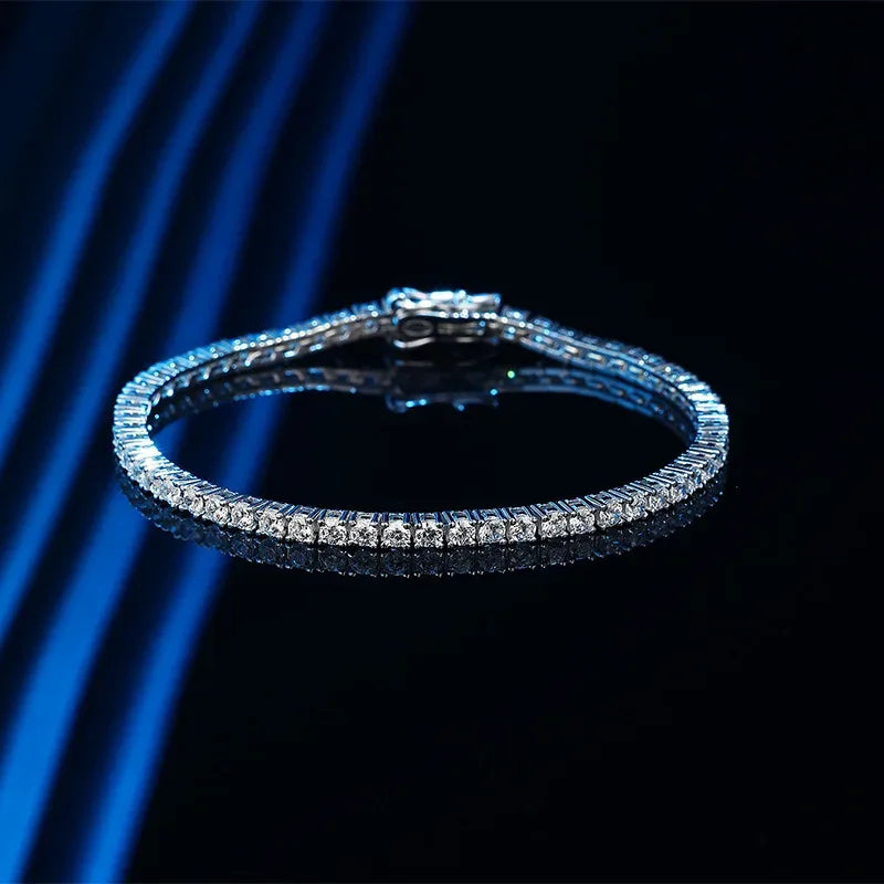 Eternal Glow – Moissanite Tennis Armband - Alyrah Jewellery