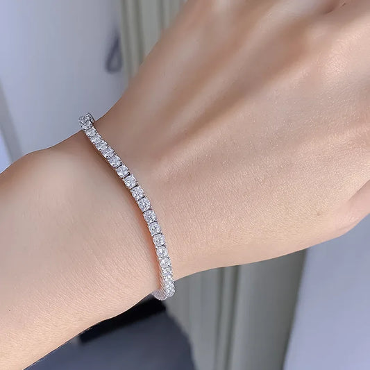 Urban Heart Spark – Moissanit Armband - Alyrah Jewellery
