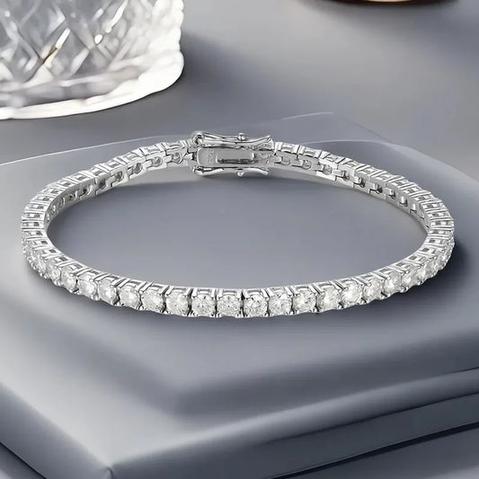Eternal Glow – Moissanite Tennis Armband