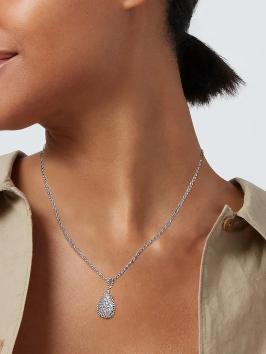 Boho Sparkle –Zirkonia-Tropfen-Anhänger - Alyrah Jewellery