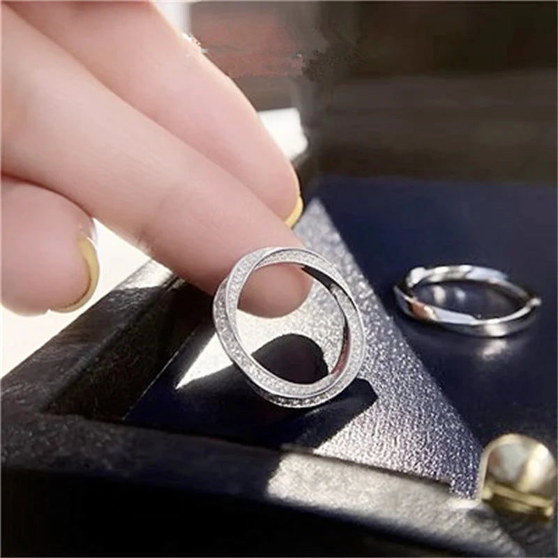 ALYRAH "Women's White Gold Plated Sterling Ring – Elegant Engagement & Wedding Jewelry | CC708"