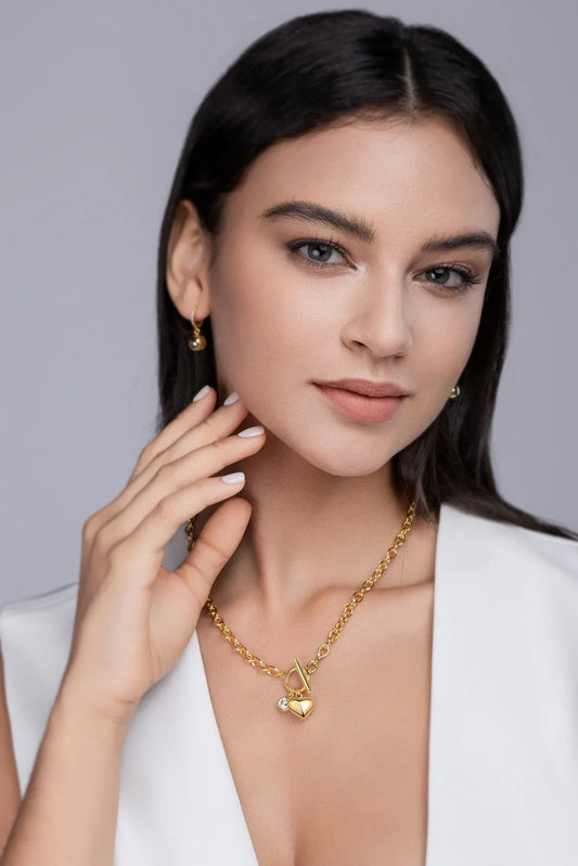 Meteor Wunsch – Modisches Trend-Collier mit 1-Karat-Moissanit, S925-Sterlingsilber & Vergoldung - Alyrah Jewellery