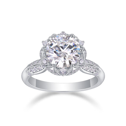 Life Theater – Elegant moissanite wedding ring