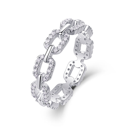 Lock In Love – Anello nuziale in moissanite di alta qualità