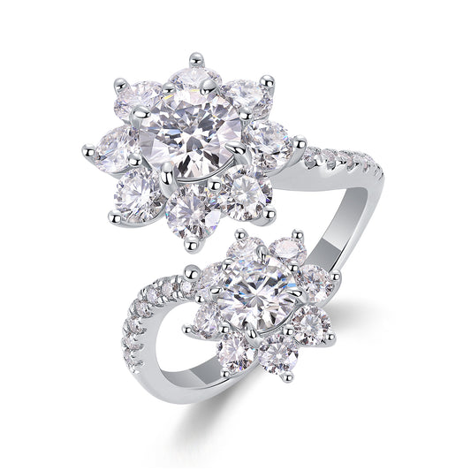Petal Morning Dew – Elegante anello di fidanzamento e matrimonio