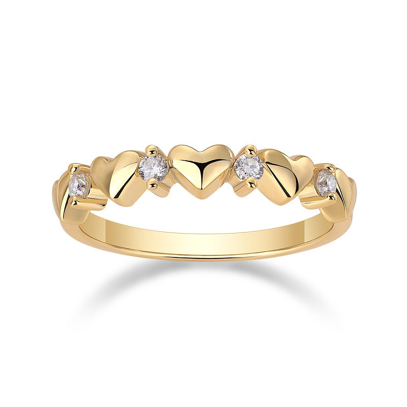 Heart To Heart -Luxury Silver Ring