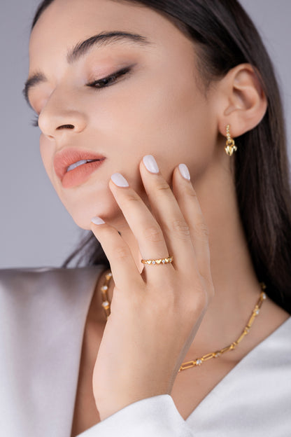 Heart To Heart -Luxury Silver Ring