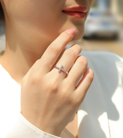 Holy Light Cross - Cross Ring