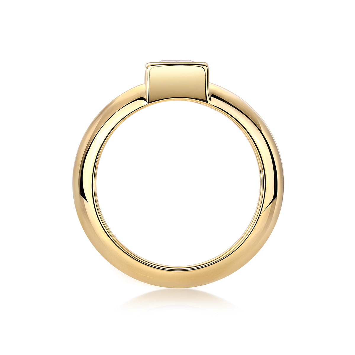 Champagne - Luxus Silber Ring