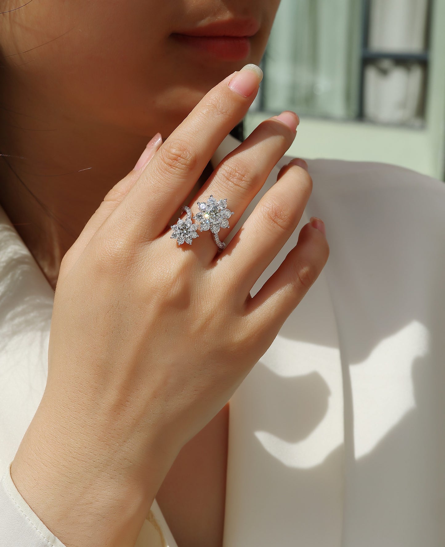 Petal Morning Dew – Elegant Engagement &amp; Wedding Ring