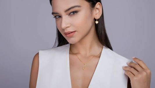 Light And Shadow Geometry - Trendige Halskette - Alyrah Jewellery