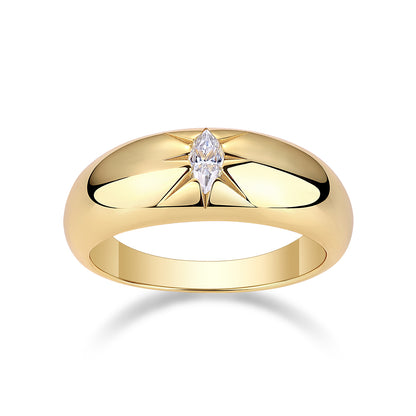 Anello di lusso Radiance a otto punte