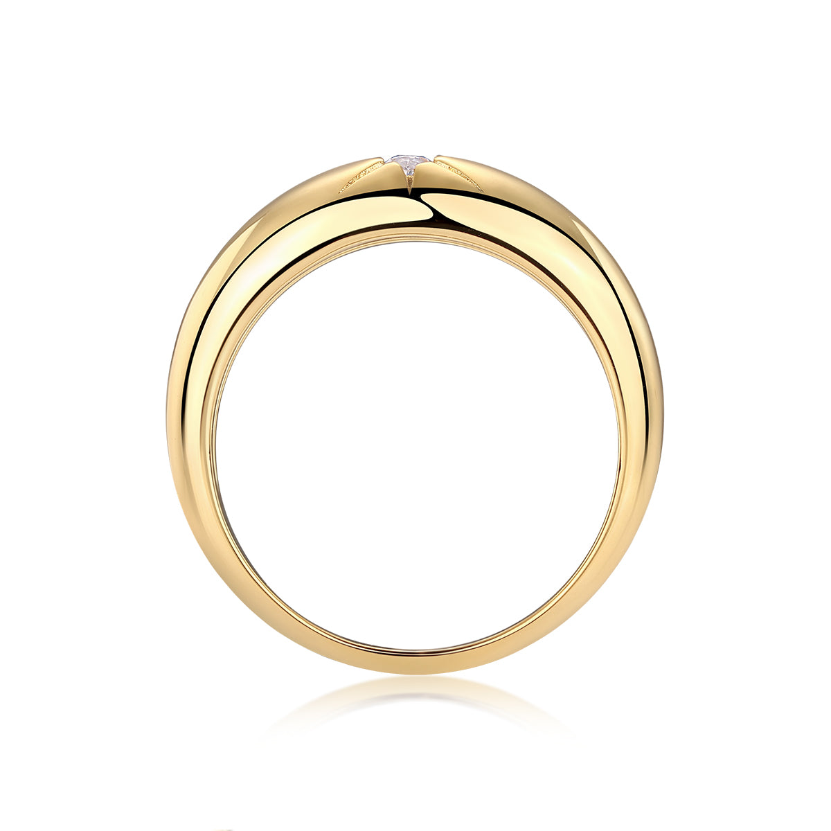 Anello di lusso Radiance a otto punte