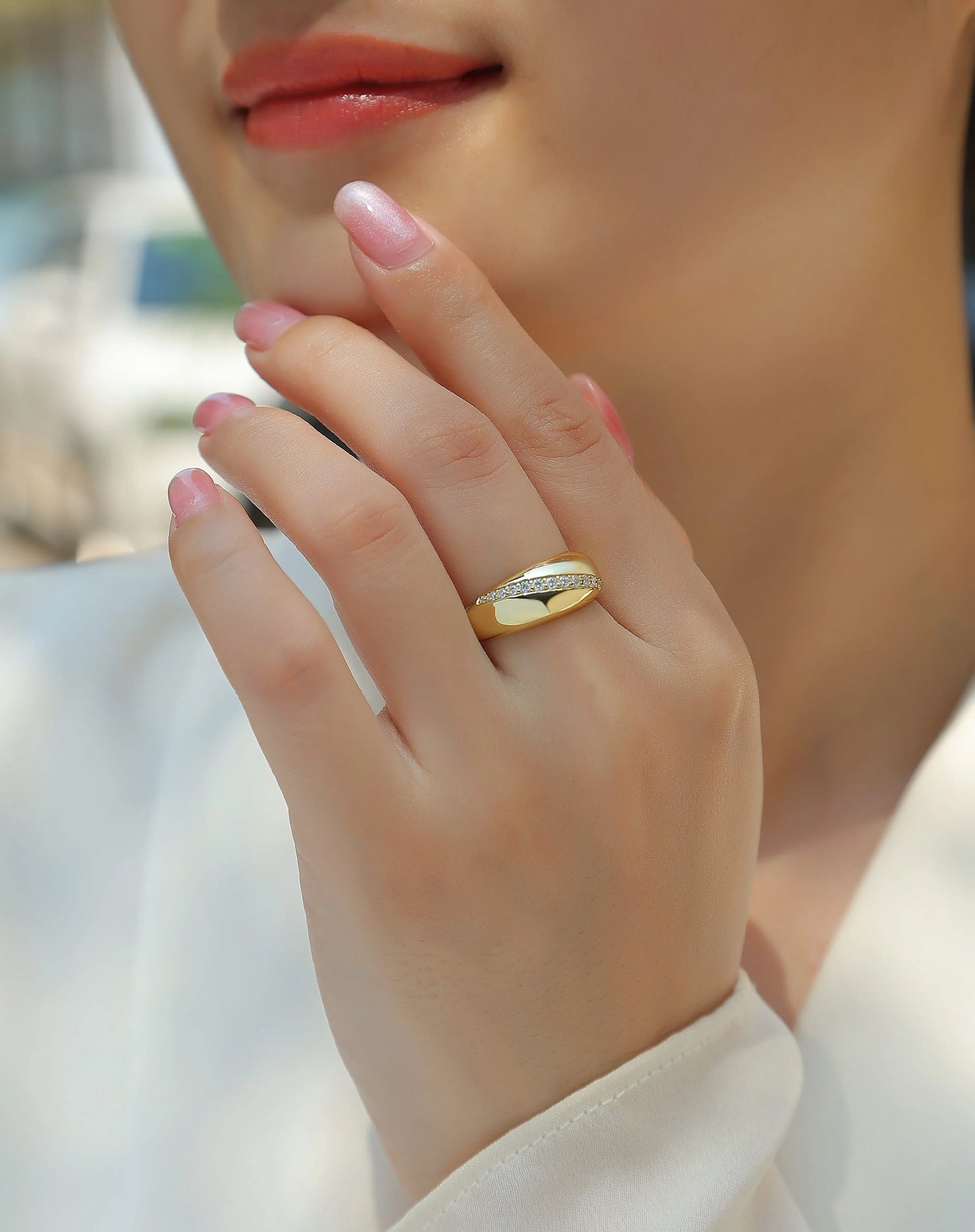 Clara-Elegant & Simple Ring - Alyrah Jewellery