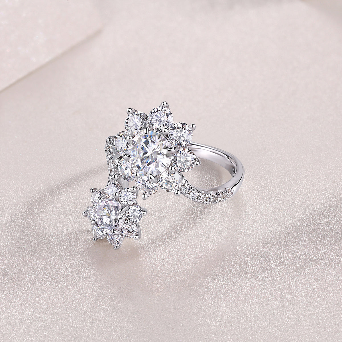 Petal Morning Dew – Elegant Engagement &amp; Wedding Ring