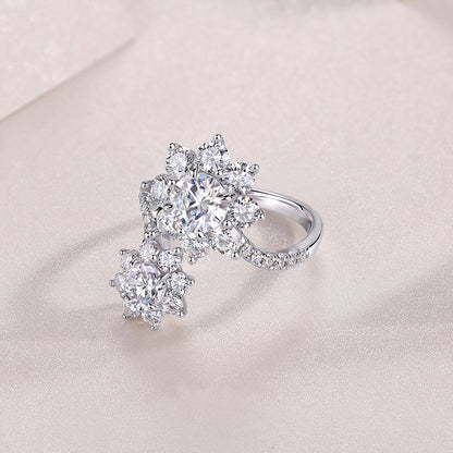 Petal Morning Dew – Elegant Engagement &amp; Wedding Ring