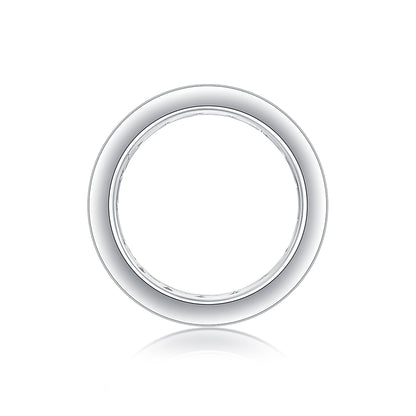 Large Star Ring – Moissanite 0.1 carat per point, S925 sterling silver with platinum plating