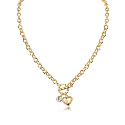 Meteor Wunsch – Modisches Trend-Collier mit 1-Karat-Moissanit, S925-Sterlingsilber & Vergoldung - Alyrah Jewellery