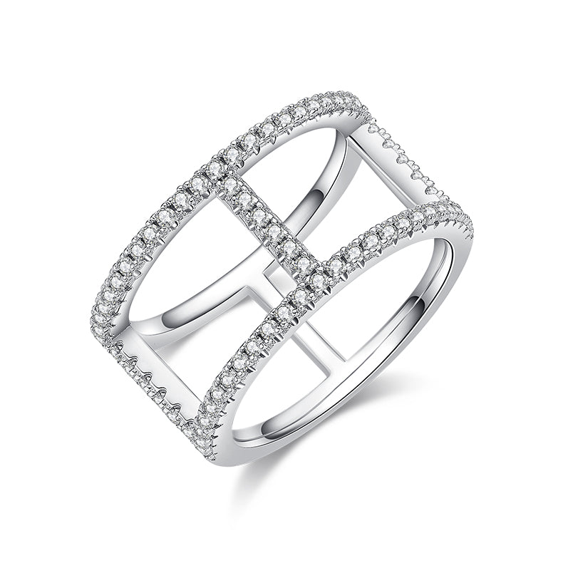Light Chain – Modern Moissanite Wedding Ring