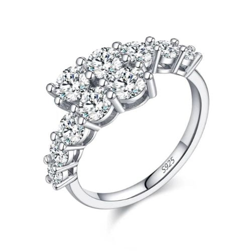 Eternal Geometry – Moissanit Eternity Ring