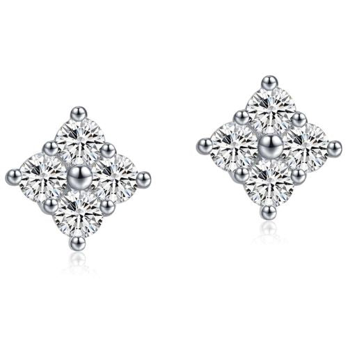 Urban Spark – Moissanit Stud Earrings