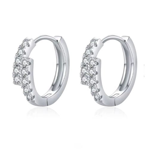 Double Brilliance – Damen-Creolen