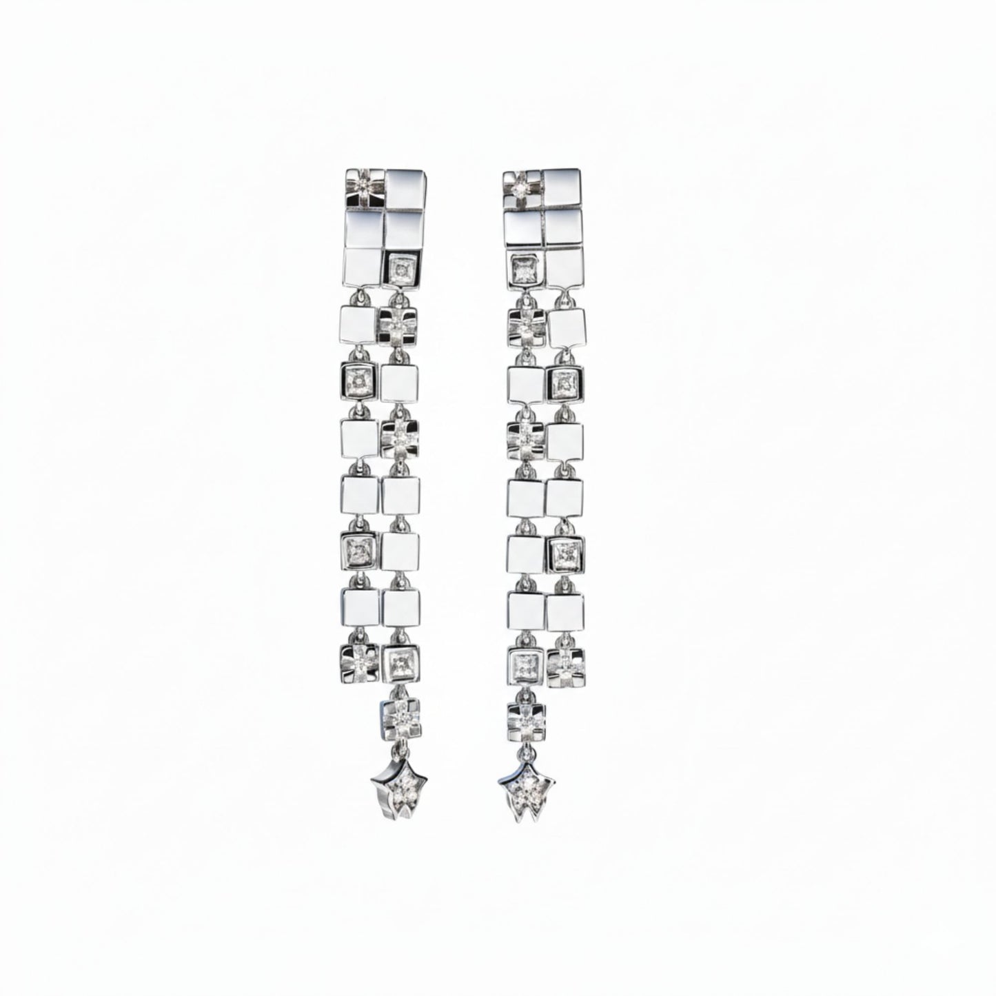 Eternal Glow – Moissanite Drop Ohrringe aus 925 Sterling Silber