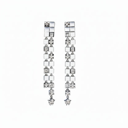 Eternal Glow – Moissanite Drop Ohrringe aus 925 Sterling Silber