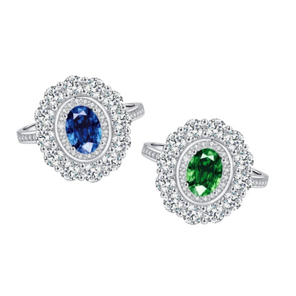 Starlight Grace – Ovaler Zirkonia-Cocktailring