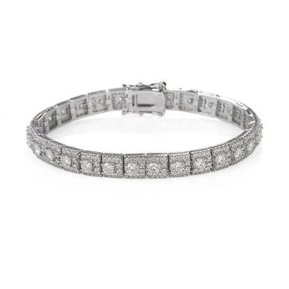 Square Radiance – Moissanit Tennisarmband - Alyrah Jewellery