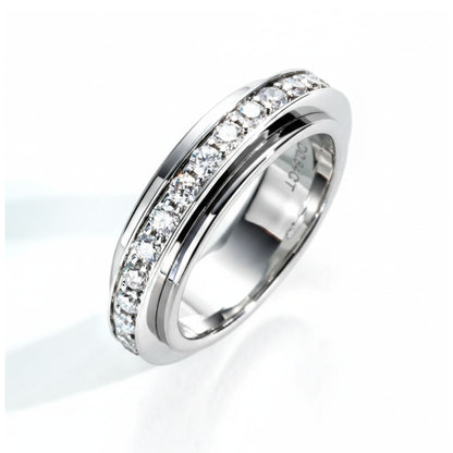 Infinite Motion – Moissanit-Spinner-Ewigkeitsring