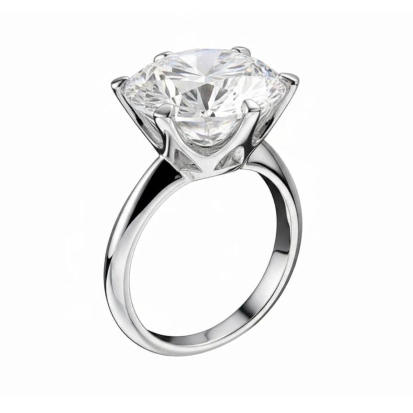 Ewiges Funkeln –  Moissanite Solitaire Verlobungsring