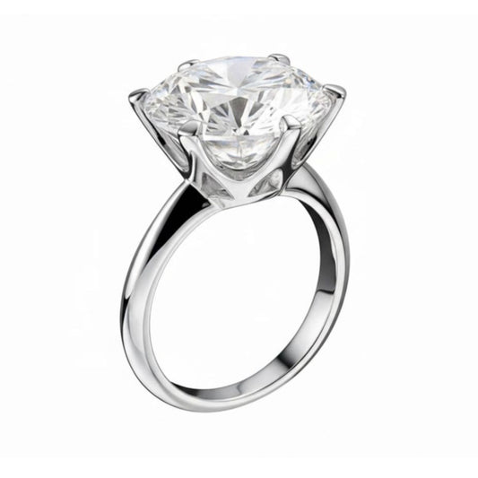 Ewiges Funkeln –  Moissanite Solitaire Verlobungsring