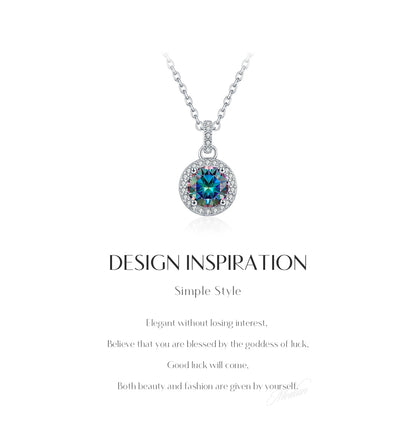 Rainbow Spark – Collana con ciondolo da donna