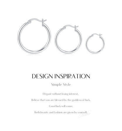 Urban French Bold – Classic hoop earrings