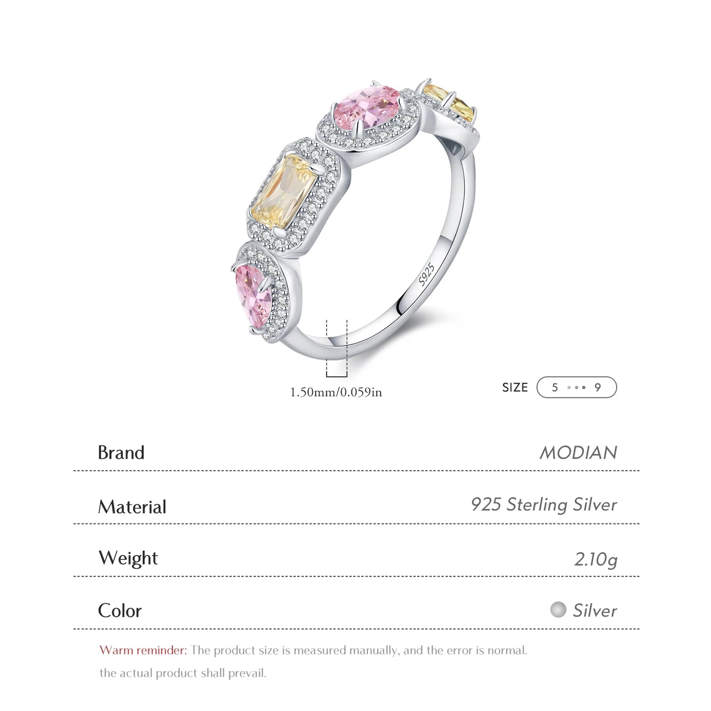 Candy Glow – Damen-Cocktailring