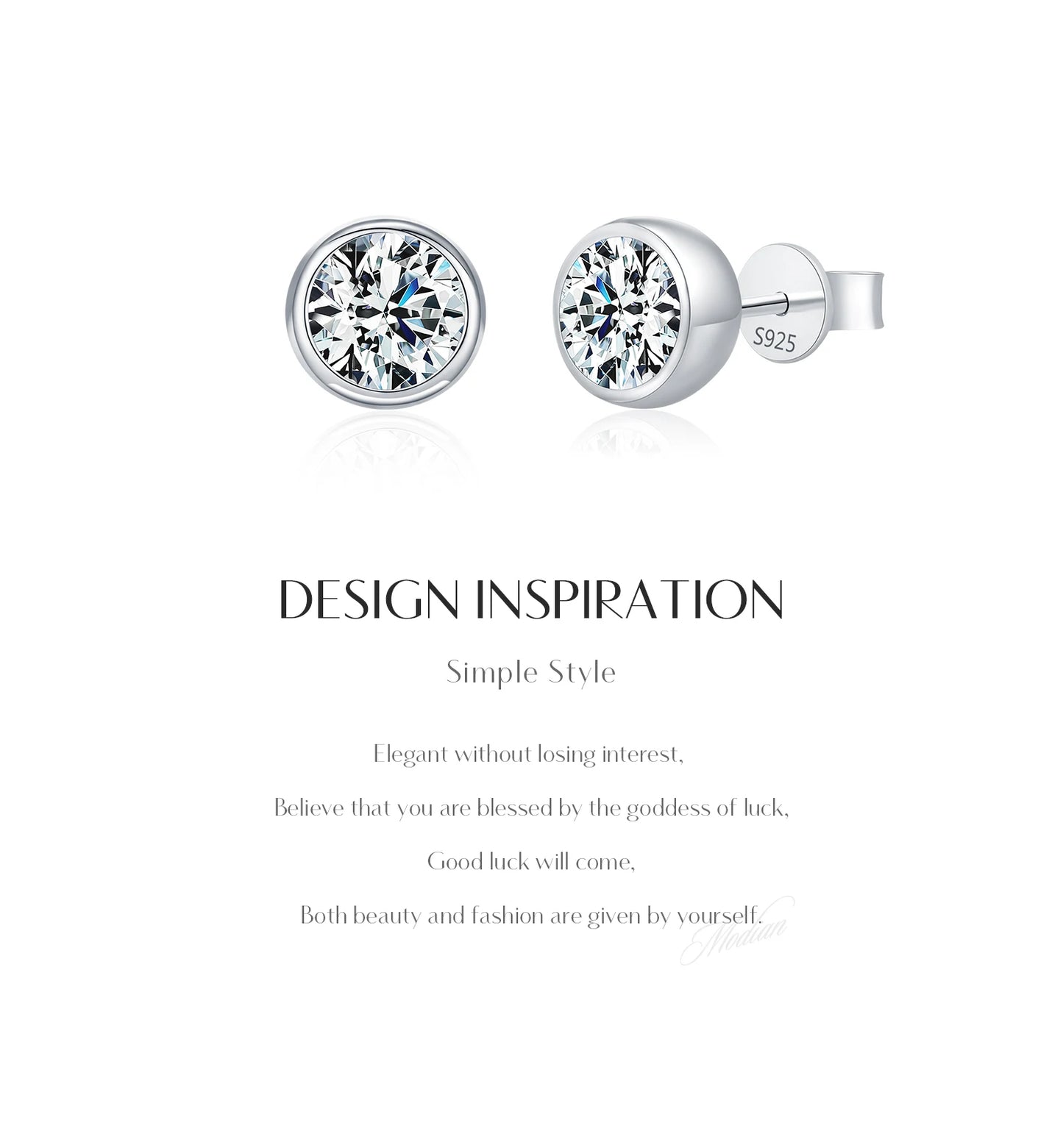 Radiant Glow – Moissanit Ohrstecker