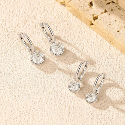 Twilight Glow – Moissanit Creolen - Alyrah Jewellery
