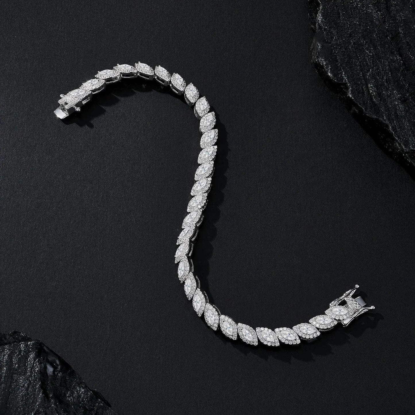 Marquise Grace – Moissanit Tennisarmband