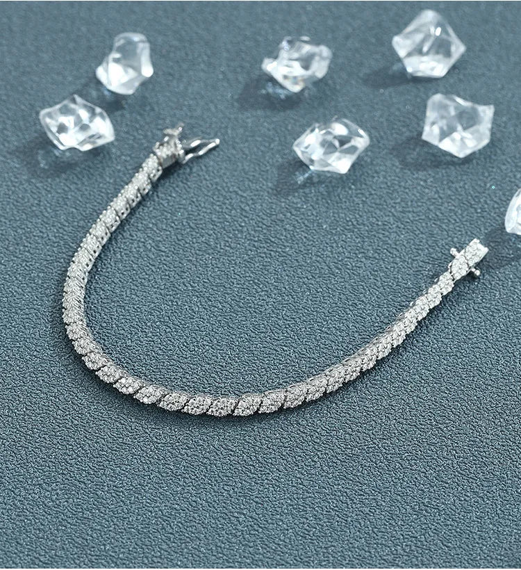 Marquise Grace – Moissanit Tennisarmband